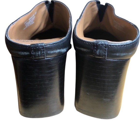 Naturalizer Slip On 9N Shoes Mules Leather Upper Man Made Office FLAWED - Picture 4 of 11